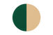 FAIT UNE PASTILLE BICOLORE VERT ET BEIGE
